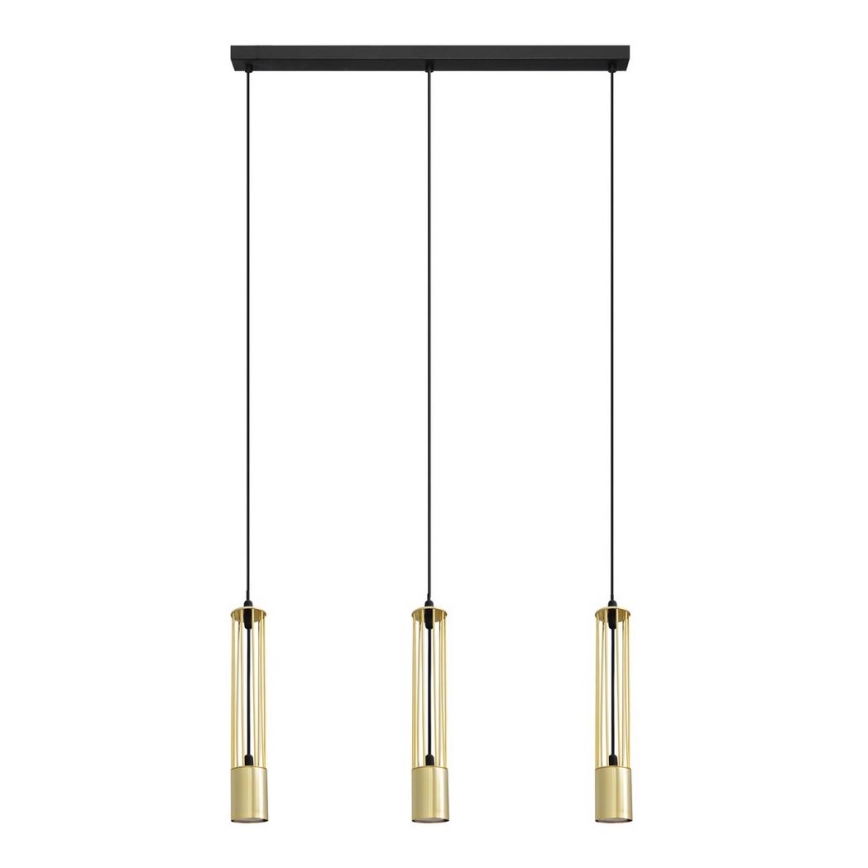 LED Lühter BARS 3xGU10/4,8W/230V kuldne