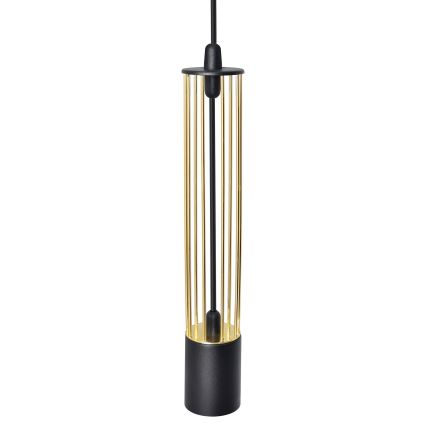 LED Lühter BARS 3xGU10/4,8W/230V must/kuldne
