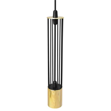 LED Lühter BARS 3xGU10/4,8W/230V must/kuldne