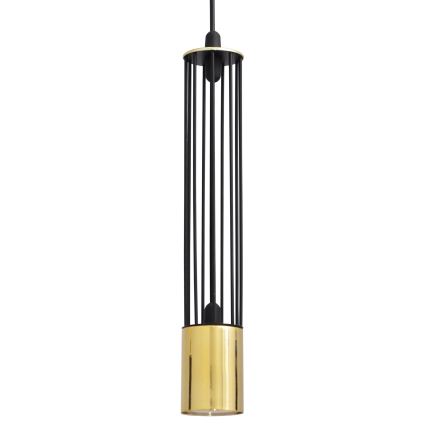 LED Lühter BARS 3xGU10/4,8W/230V must/kuldne