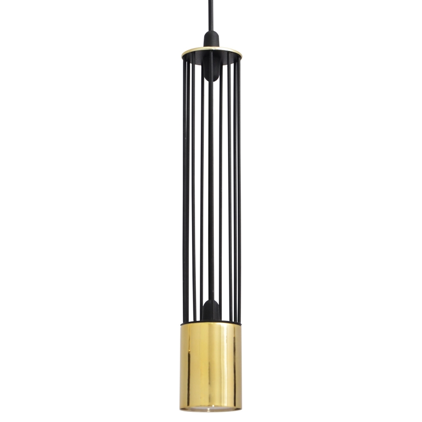 LED Lühter BARS 3xGU10/4,8W/230V must/kuldne