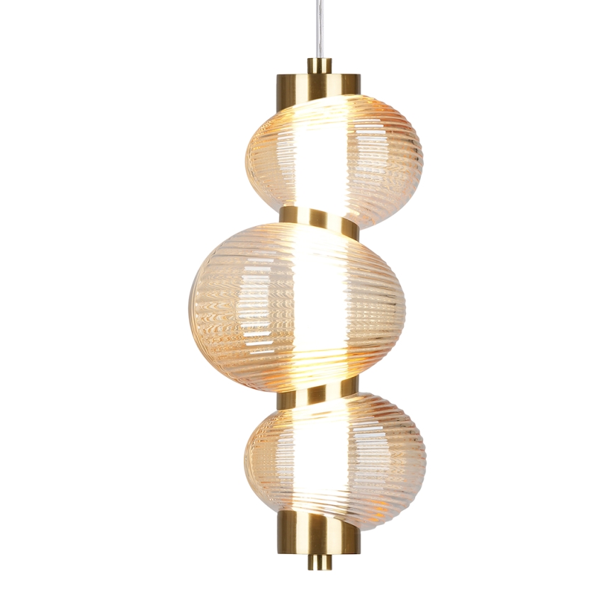 LED Lühter BOLLA LED/12W/230V d. 16 cm kuldne