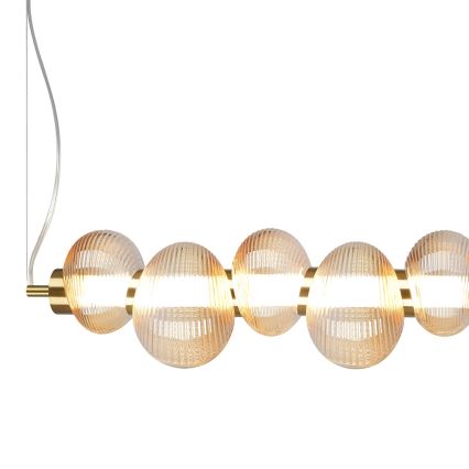 LED Lühter BOLLA LED/32W/230V kuldne/suitsune