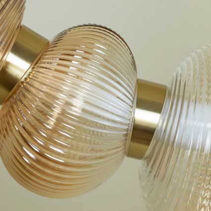LED Lühter BOLLA LED/36W/230V kuldne/suitsune