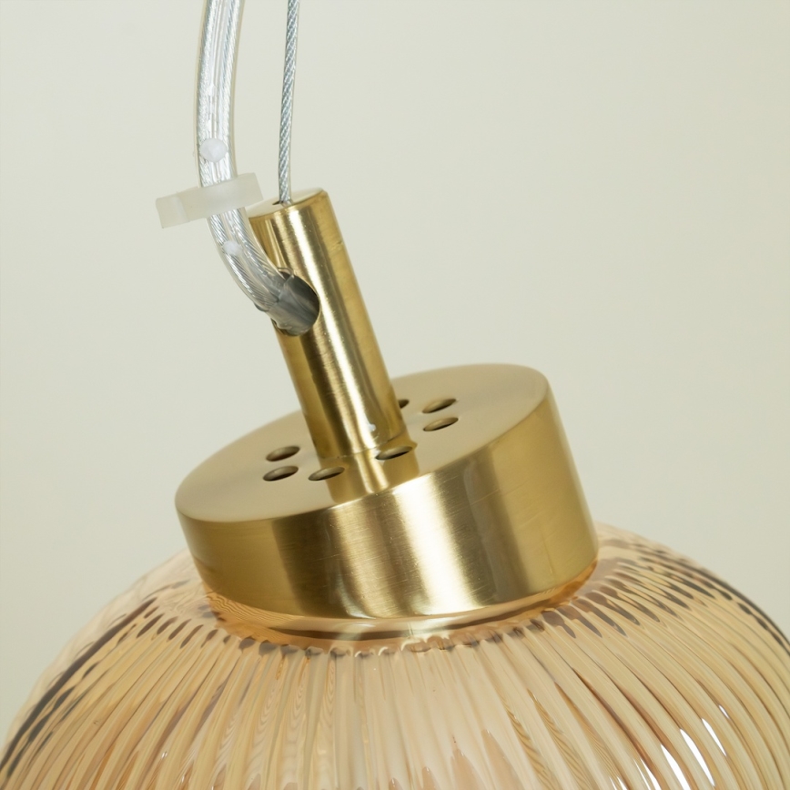LED Lühter BOLLA LED/36W/230V kuldne/suitsune