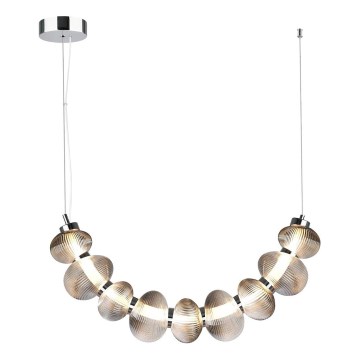 LED Lühter BOLLA LED/36W/230V läikiv kroom/suitsune