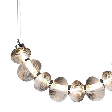 LED Lühter BOLLA LED/36W/230V läikiv kroom/suitsune