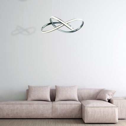LED Lühter CAPPIO LED/36W/230V läikiv kroom