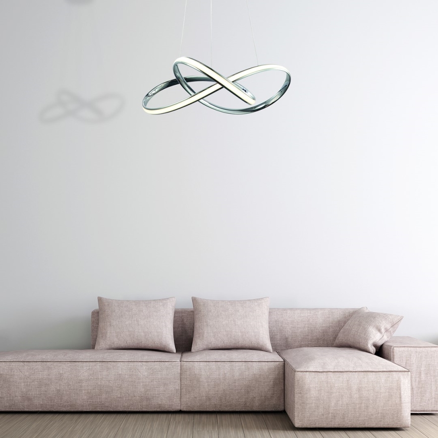 LED Lühter CAPPIO LED/36W/230V läikiv kroom