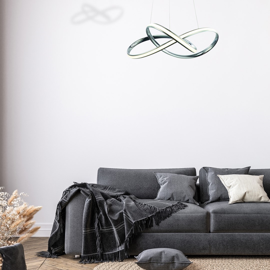 LED Lühter CAPPIO LED/36W/230V läikiv kroom