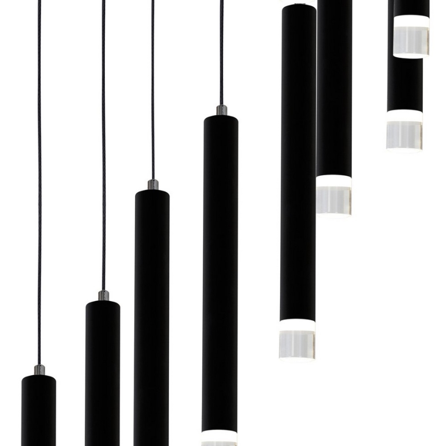 LED Lühter CARBON 12xLED/12W/230V