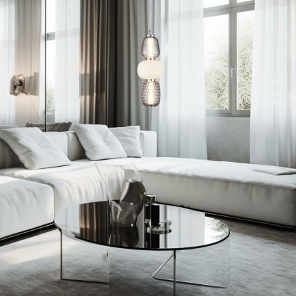 LED Lühter CARO LED/28W/230V läikiv kroom