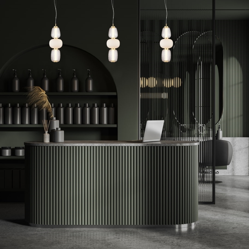 LED Lühter CARO LED/28W/230V kuldne