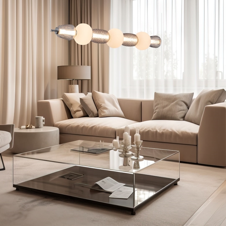LED Lühter CARO LED/42W/230V läikiv kroom