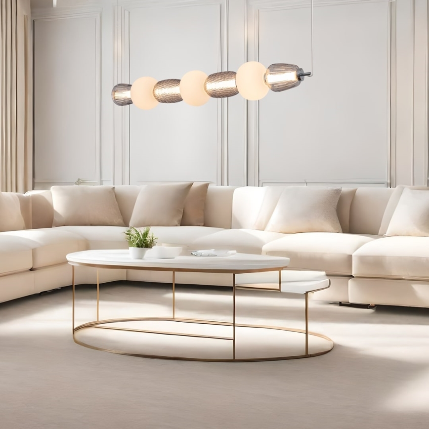 LED Lühter CARO LED/42W/230V läikiv kroom
