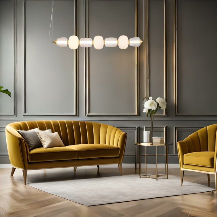 LED Lühter CARO LED/42W/230V kuldne