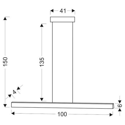 LED Lühter COCONUT LED/28W/230V