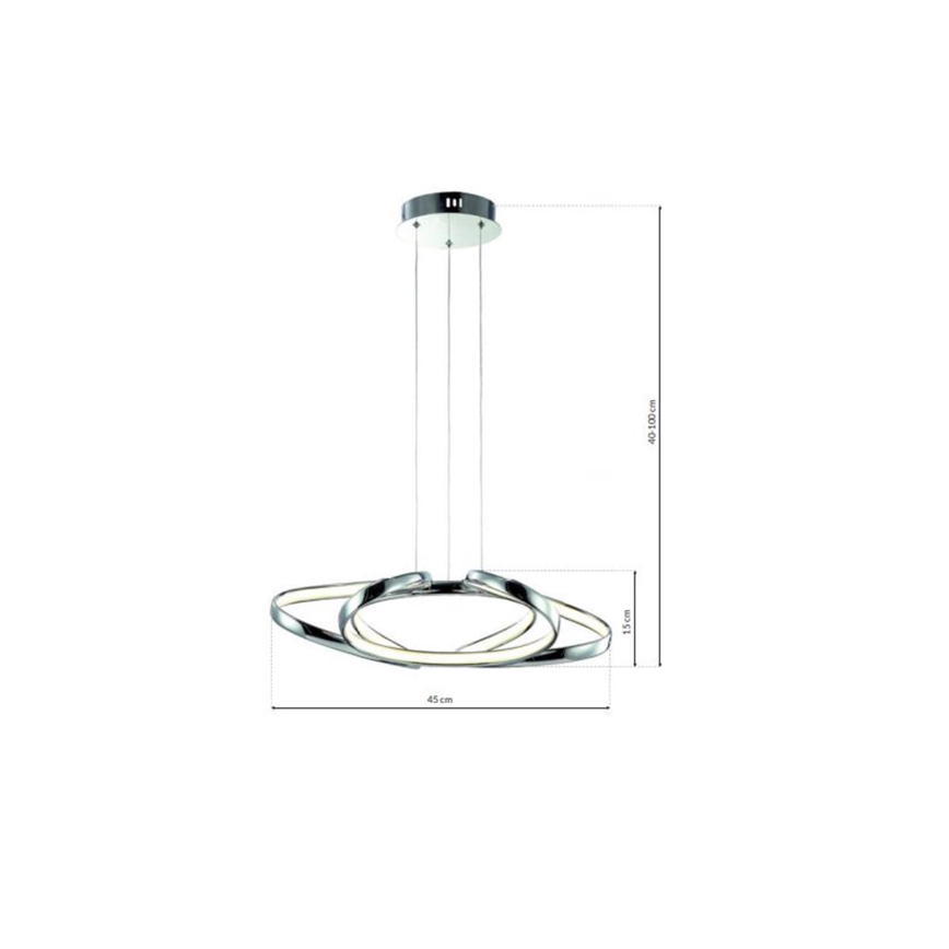 LED Lühter COPERNICUS 1xLED/46W/230V