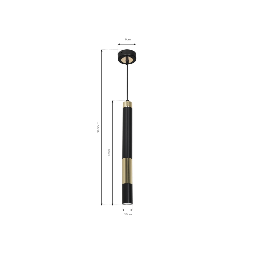 LED Lühter DALLAS 1xGU10/3W/230V