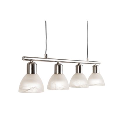 LED Lühter DAYTONA 4xE14/5W/230V 3000K läikiv kroom