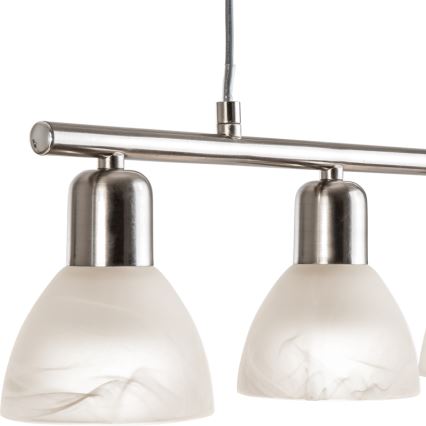 LED Lühter DAYTONA 4xE14/5W/230V 3000K läikiv kroom