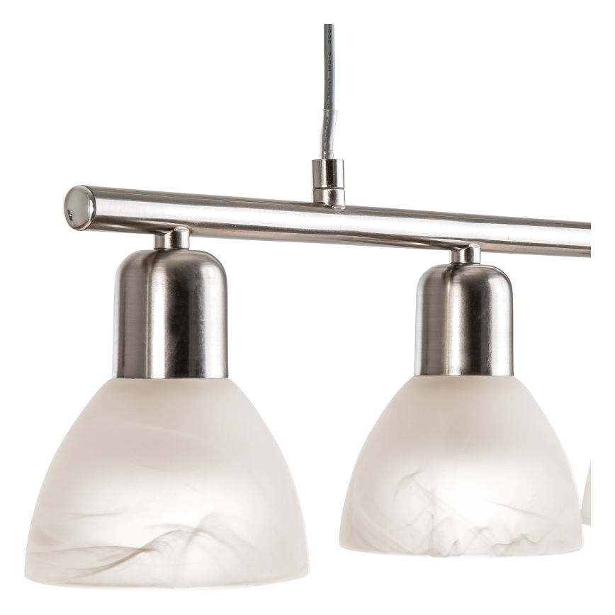 LED Lühter DAYTONA 4xE14/5W/230V 3000K läikiv kroom