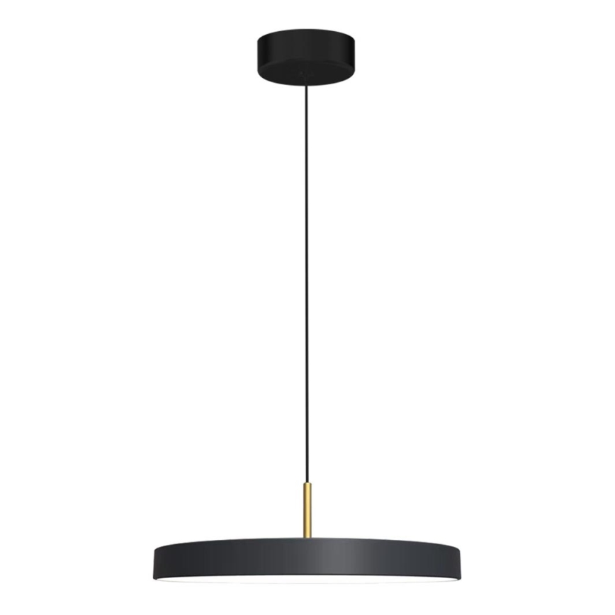LED Lühter DISC LED/38W/230V d. 45 cm must