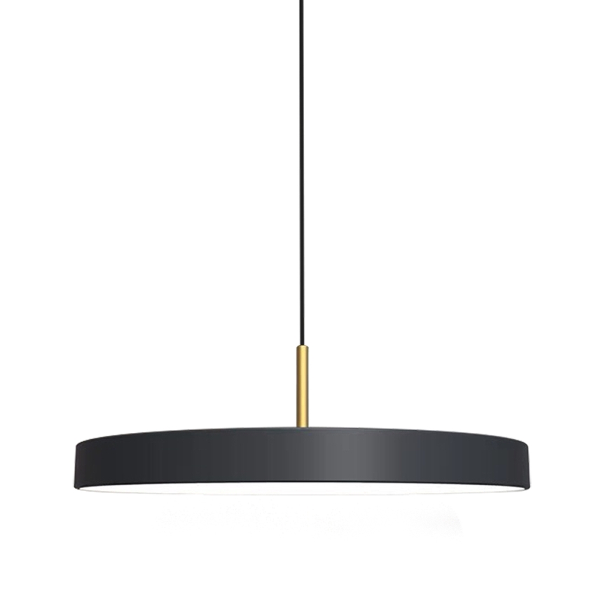 LED Lühter DISC LED/38W/230V d. 45 cm must