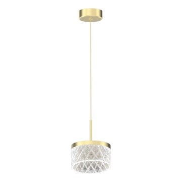 LED Lühter ELEGANCE LED/9W/230V d. 15 cm kuldne