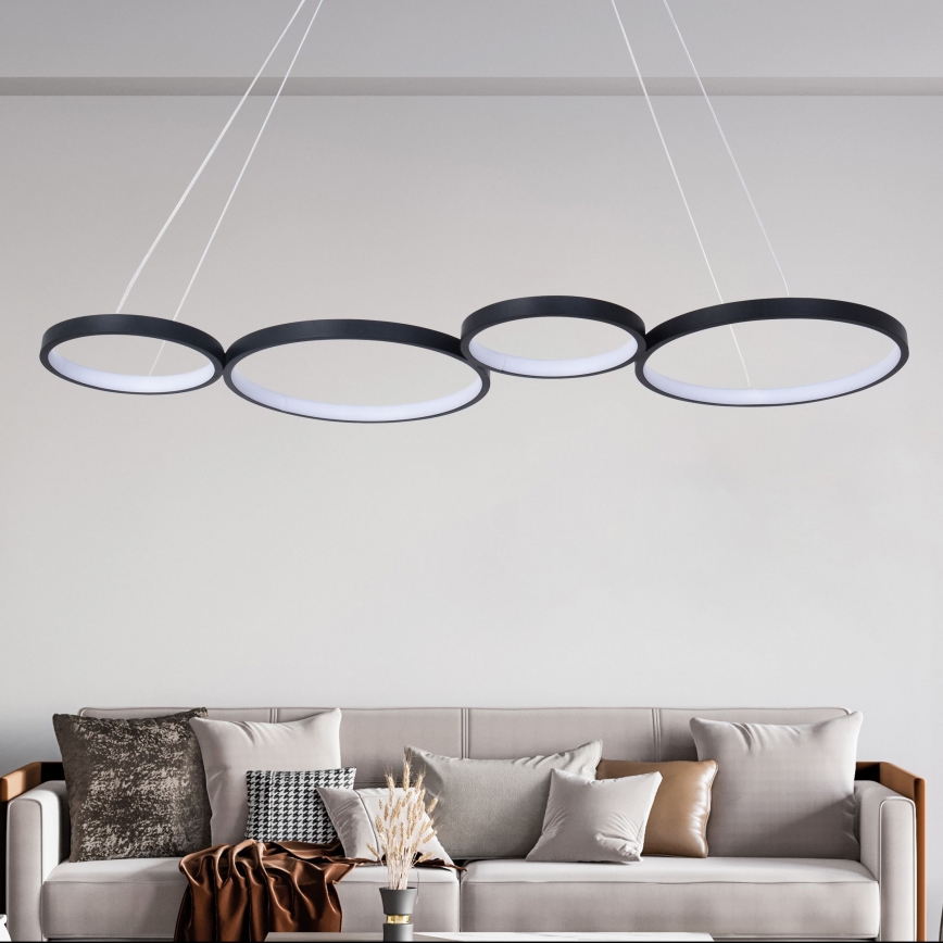 LED Lühter FLAMENCO LED/42W/230V 4000K must