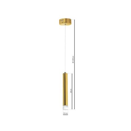 LED Lühter GOLDIE 1xLED/5W/230V kuldne