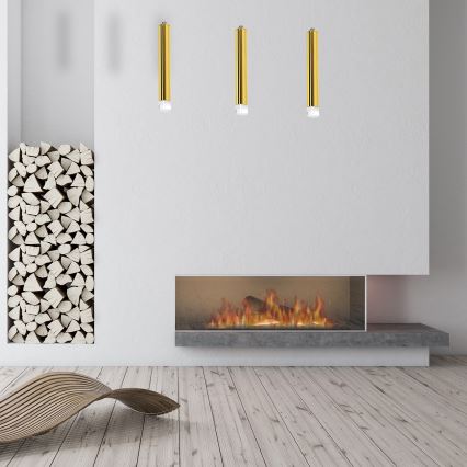 LED Lühter GOLDIE 3xLED/15W/230V kuldne