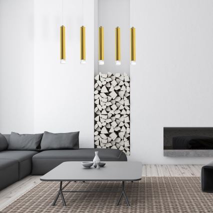 LED Lühter GOLDIE 5xLED/25W/230V kuldne
