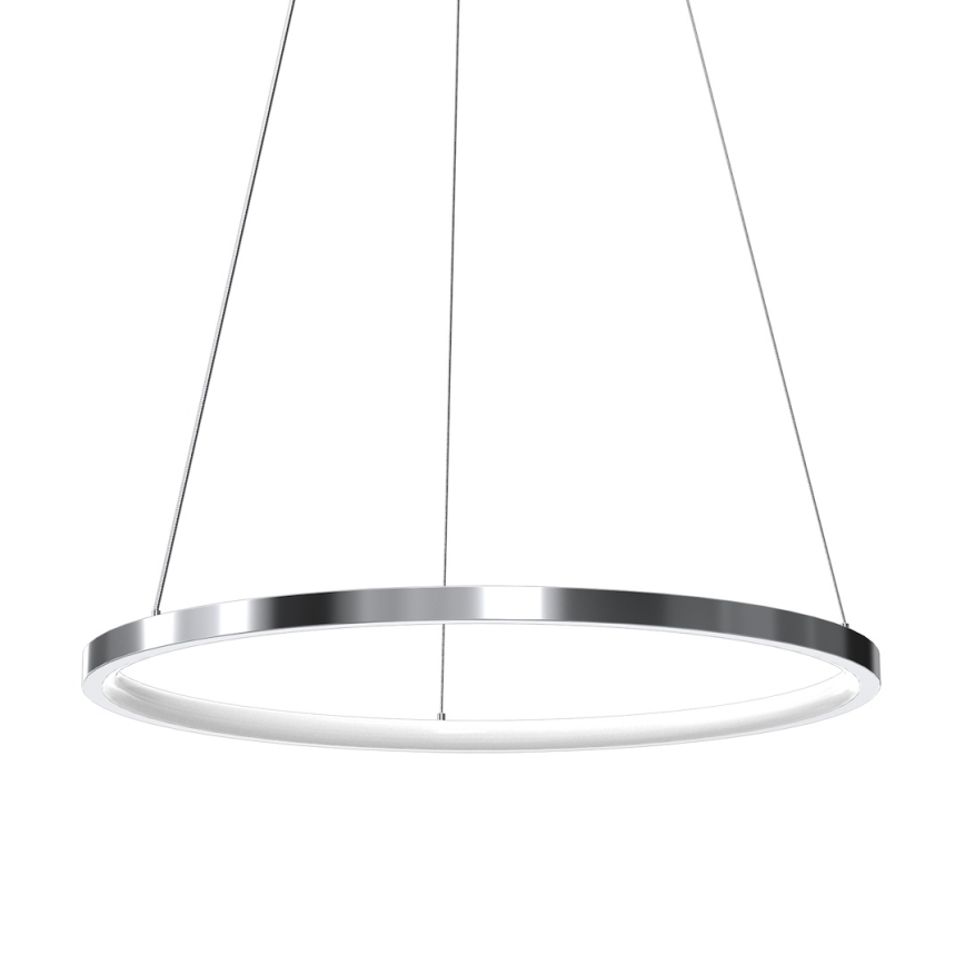 LED Lühter HOOP LED/27W/230V d. 50 cm 4000K läikiv kroom