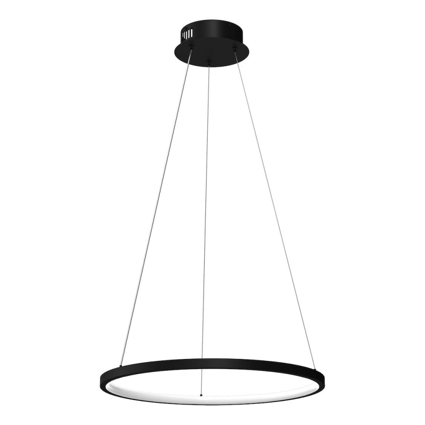 LED Lühter HOOP LED/27W/230V d. 50 cm 4000K must