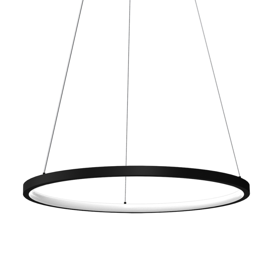 LED Lühter HOOP LED/27W/230V d. 50 cm 4000K must
