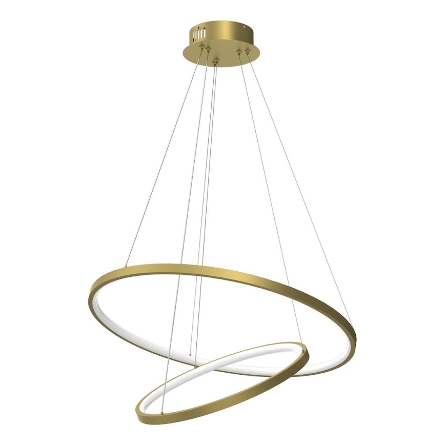 LED Lühter HOOP LED/51W/230V d. 60 cm 4000K kuldne