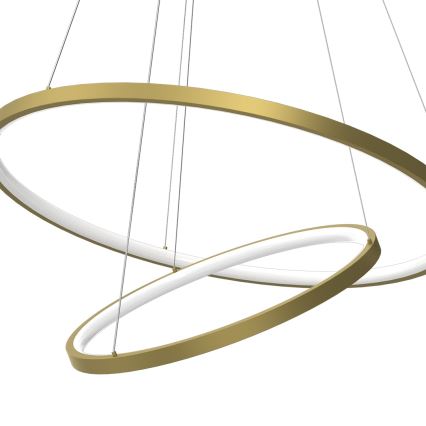 LED Lühter HOOP LED/51W/230V d. 60 cm 4000K kuldne