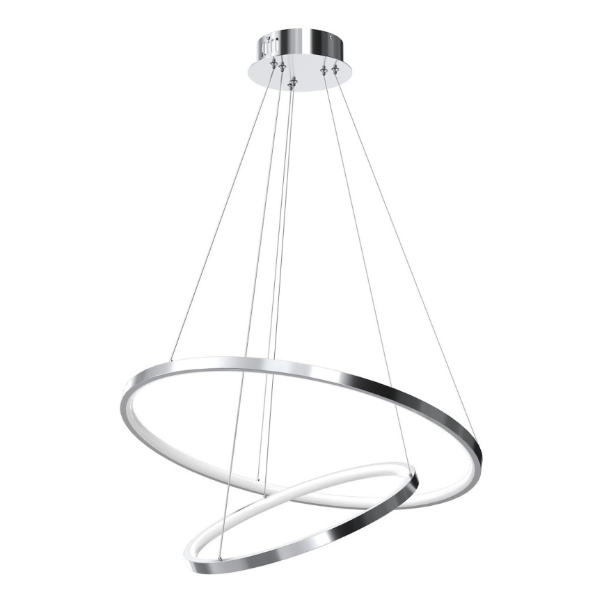 LED Lühter HOOP LED/51W/230V d. 60 cm 4000K läikiv kroom