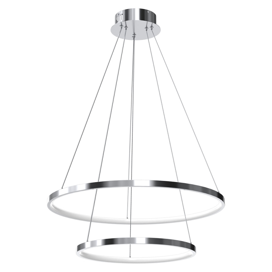 LED Lühter HOOP LED/51W/230V d. 60 cm 4000K läikiv kroom