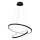 LED Lühter HOOP LED/51W/230V d. 60 cm 4000K must