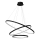 LED Lühter HOOP LED/93W/230V d. 60 cm 4000K must