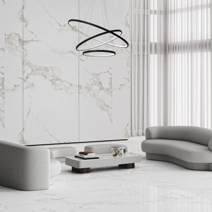 LED Lühter HOOP LED/93W/230V d. 60 cm 4000K must