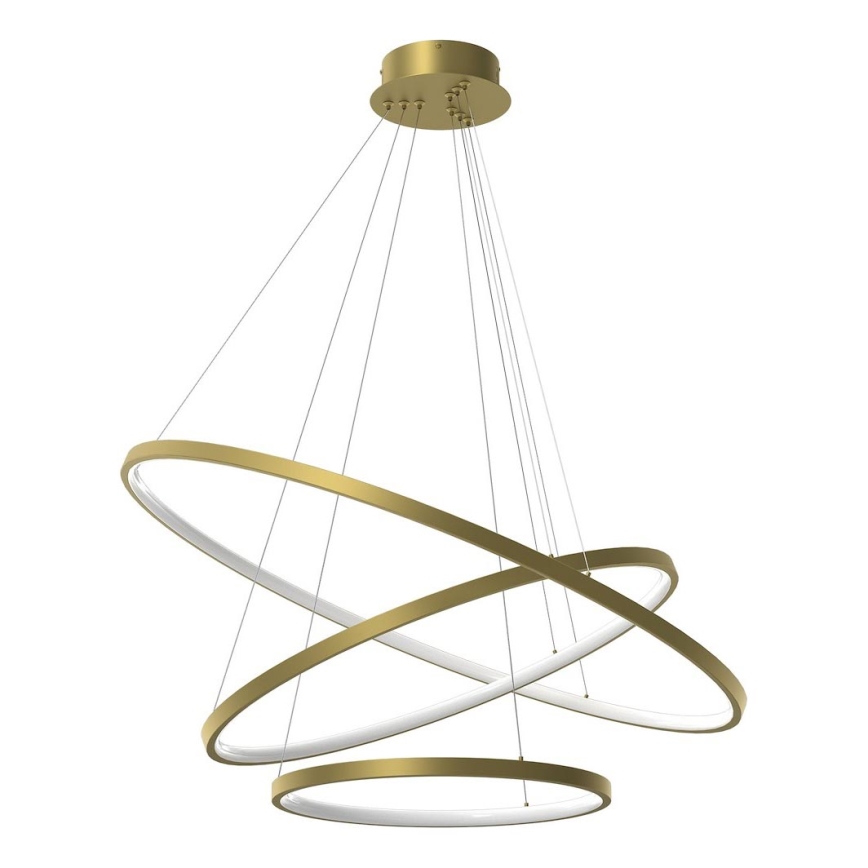 LED Lühter HOOP LED/93W/230V d. 80 cm 4000K kuldne
