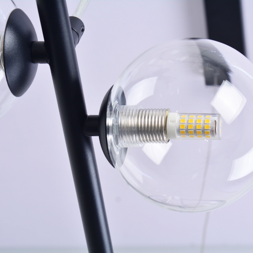 LED Lühter HYBRID LED/15W/230V + 7xG9/6W 4000K must