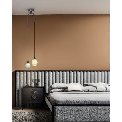 LED-lühter kaabliga CACTUS LED/6W/230V 3000K roheline/valge