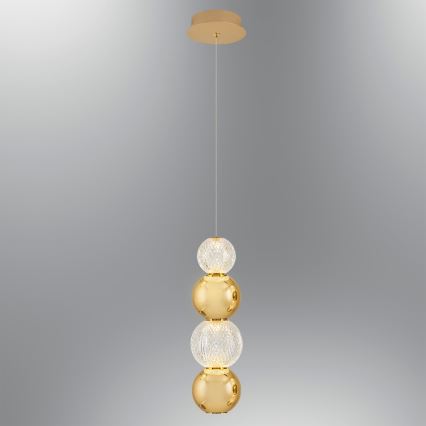 LED lühter kaabliga CREMONA LED/7W/230V 3000K kuldne