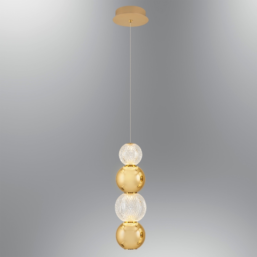 LED lühter kaabliga CREMONA LED/7W/230V 3000K kuldne