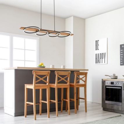 LED-lühter kaabliga MELISA LED/35W/230V männipuit