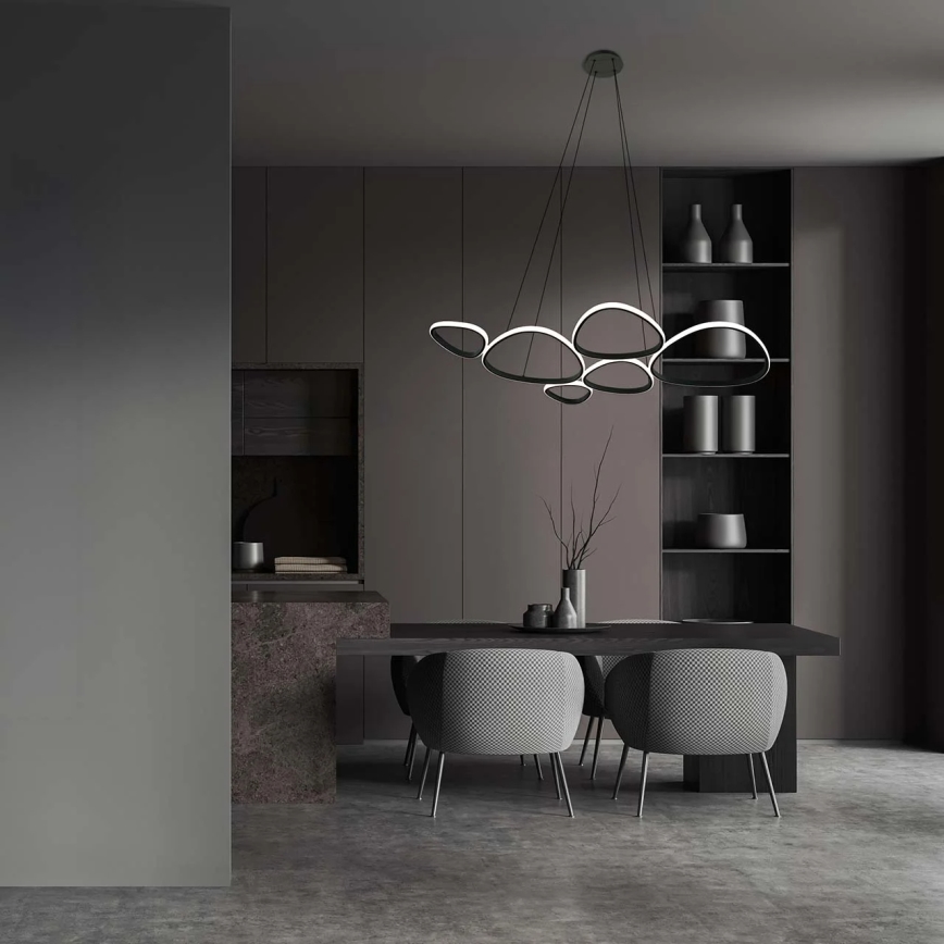 LED-lühter kaabliga PETRA LED/58W/230V 4000K must